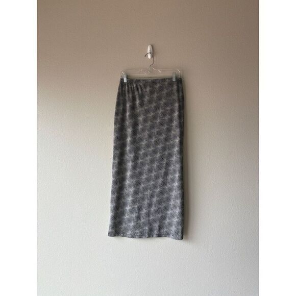 vintage wildlife y2k trippy graphic side slit maxi skirt - Picture 1 of 7